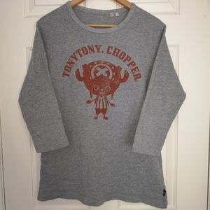 One Piece x Uniqlo 3/4 Sleeve Sweatshirt